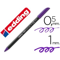 ROTULADOR EDDING PUNTA FIBRA 1200 VIOLETA N.8 -PUNTA FIBRA 0.5 MM