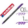ROTULADOR EDDING PUNTA FIBRA 1200 VIOLETA N.8 -PUNTA FIBRA 0.5 MM