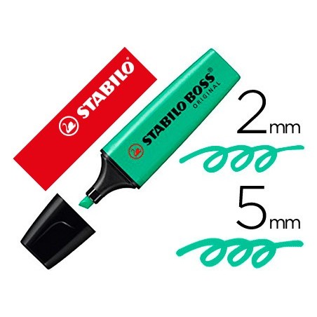 ROTULADOR STABILO BOSS FLUORESCENTE 70 TURQUESA