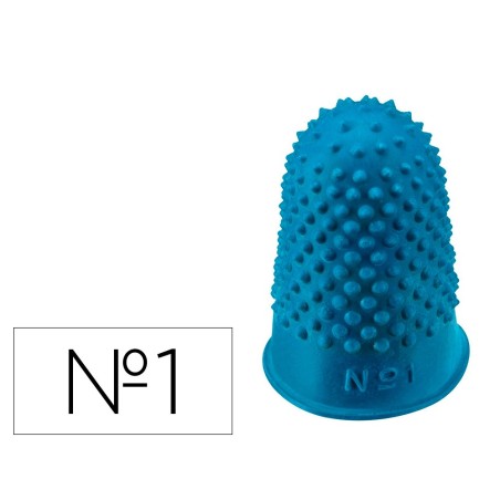 DEDILES Q-CONNECT GOMA N 1 20-22 MM DIAMETRO CAJA DE 12 UNIDADES COLOR AZUL
