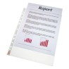 Funda porta documentos Esselte - Multitaladro - PP - 80 m - Piel de naranja - Folio - Caja 100 ud