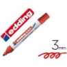 ROTULADOR EDDING PARA PIZARRA BLANCA 660 COLOR ROJO PUNTA REDONDA 1,5-3 MM