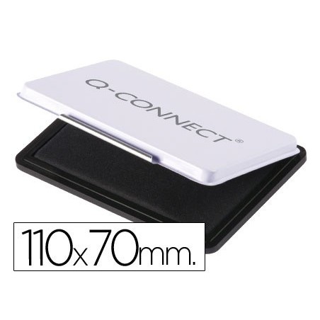 TAMPON Q-CONNECT N.2 110X70 MM NEGRO