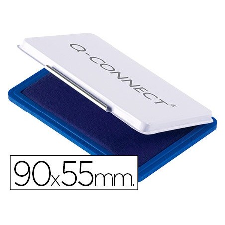 TAMPON Q-CONNECT N.3 90X55 MM AZUL