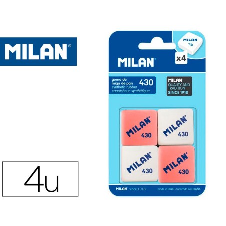 GOMA MILAN 430 BLISTER DE 4 UNIDADES
