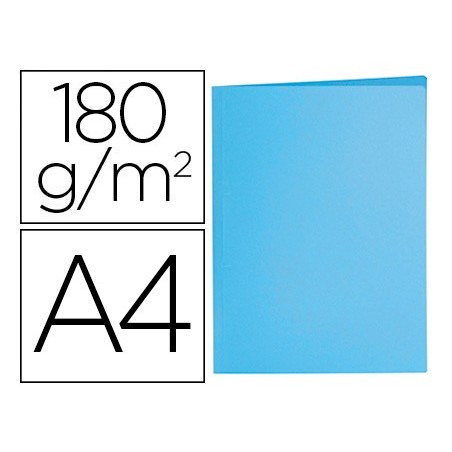 SUBCARPETA LIDERPAPEL A4 AZUL PASTEL 180G/M2 (PACK INDIVISIBLE 50 UDS)