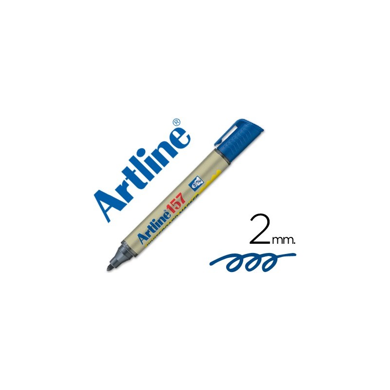ROTULADOR ARTLINE PIZARRA EK-157 AZUL -PUNTA REDONDA 2 MM