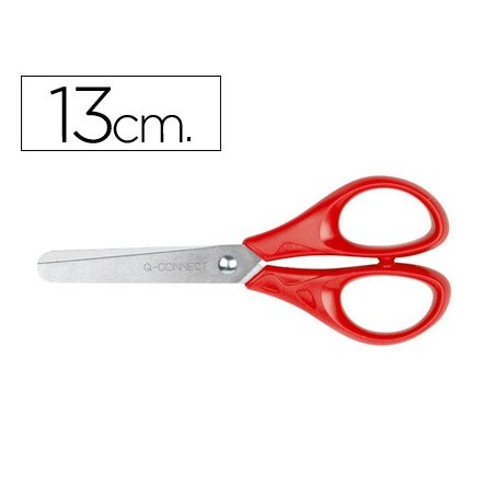 TIJERA ESCOLAR Q-CONNECT INOXIDABLE 5" 13 CM