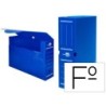 CAJA ARCHIVO DEFINITIVO PLASTICO LIDERPAPEL AZUL 360X260X100 MM