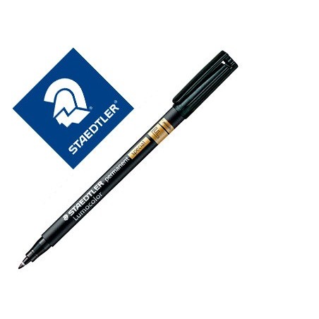 ROTULADOR STAEDTLER LUMOCOLOR RETROPROYECCION PUNTA DE FIBRA PERMANENTE SPECIAL 319-9 NEGRO PUNTA FINA