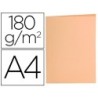 SUBCARPETA LIDERPAPEL A4 NARANJA PASTEL 180G/M2 (PACK INDIVISIBLE 50 UDS)