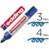 ROTULADOR EDDING PUNTA FIBRA PERMANENTE 550 AZUL N.3 -PUNTA REDONDA