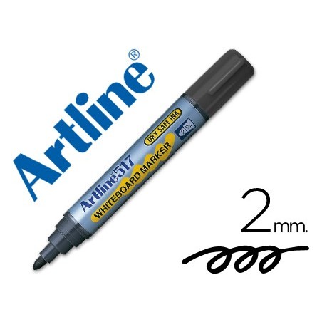ROTULADOR ARTLINE PIZARRA EK-517 NEGRO -PUNTA REDONDA 2 MM -TINTA DE BAJO OLOR