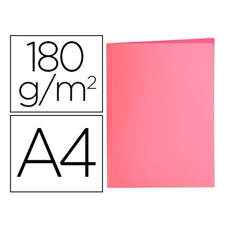 SUBCARPETA LIDERPAPEL A4 ROSA PASTEL 180G/M2 (PACK INDIVISIBLE 50 UDS)