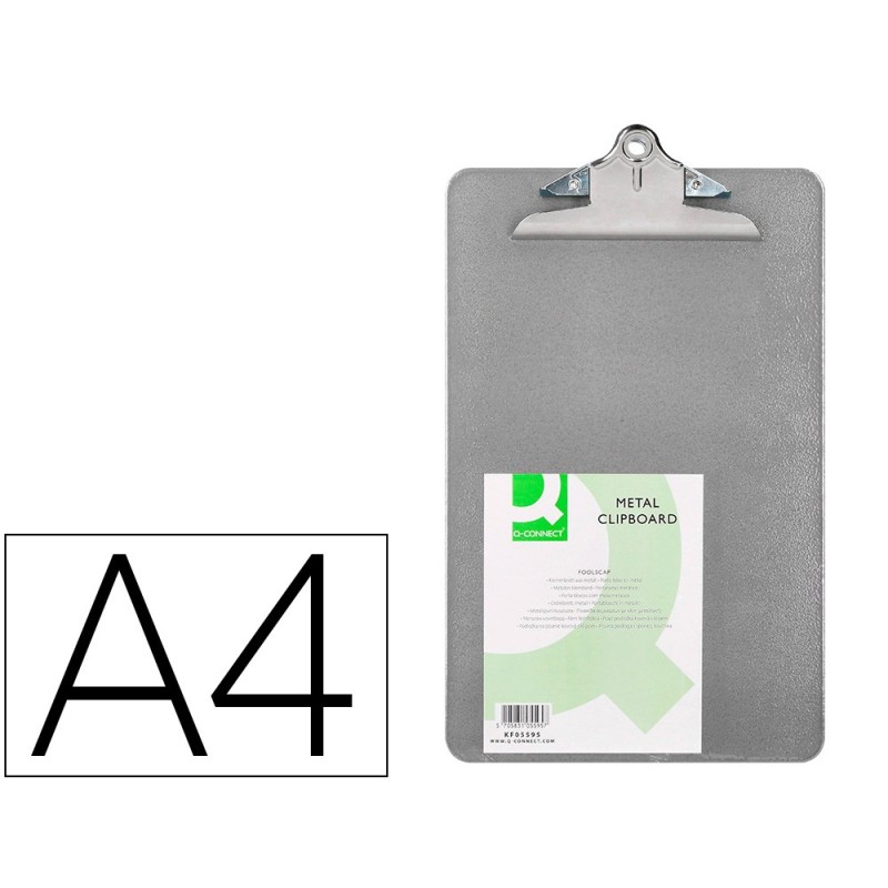 PORTANOTAS Q-CONNECT METALICO DIN A4