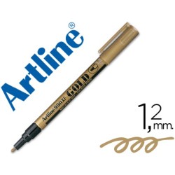 ROTULADOR ARTLINE MARCADOR PERMANENTE PUNTA METALICA EK-990 ORO -PUNTA REDONDA 1.2 MM