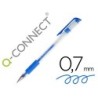BOLIGRAFO Q-CONNECT TINTA GEL AZUL 0.7 MM SUJECION DE CAUCHO