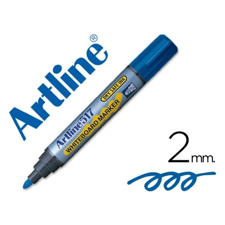 ROTULADOR ARTLINE PIZARRA EK-517 AZUL -PUNTA REDONDA 2 MM -TINTA DE BAJO OLOR