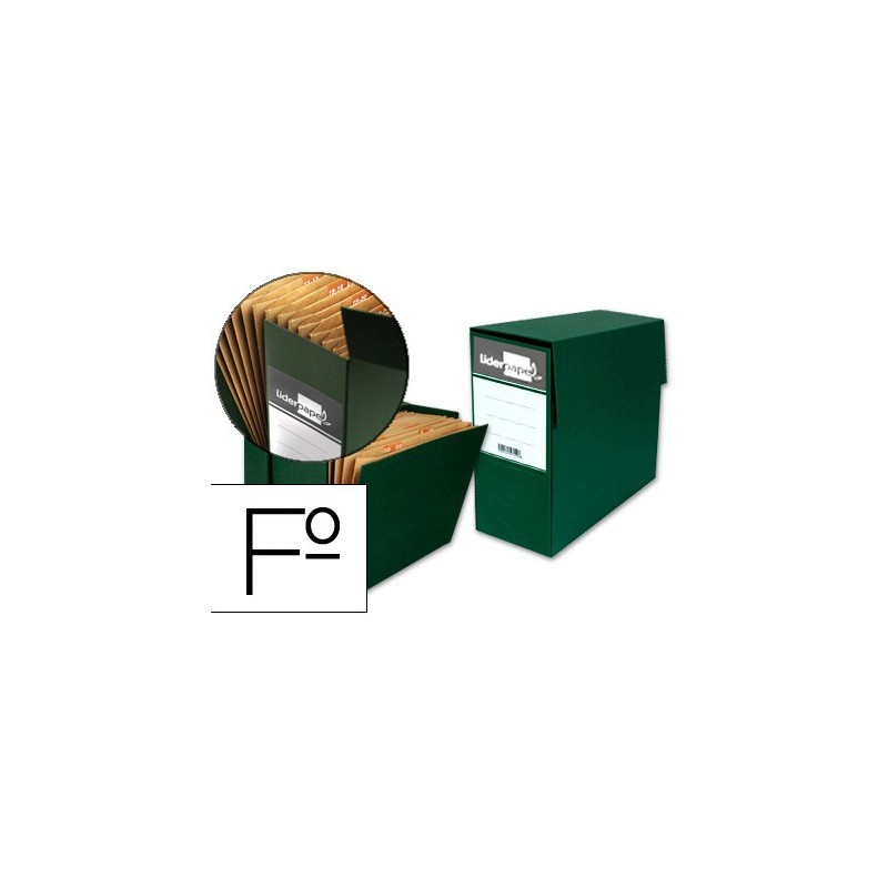 CAJA TRANSFERENCIA CON FUELLE FOLIO VERDE