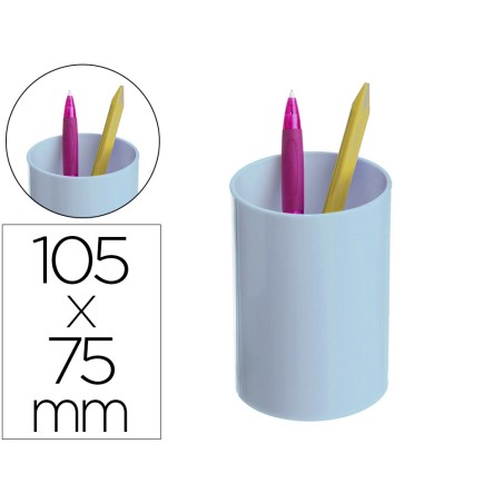 CUBILETE PORTALAPICES ARCHIVO 2000 ECOGREEN 100% RECICLADO AZUL PASTEL