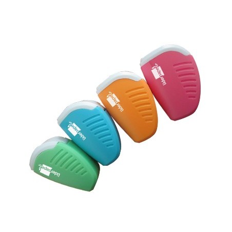 SACAPUNTAS LIDERPAPEL PLASTICO 1 USO CON DEPOSITO COLORES SURTIDOS