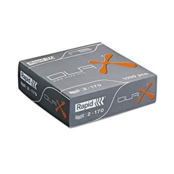 Grapas Rapid Duax - Galvanizadas - 170 hojas - Caja 1000 grapas