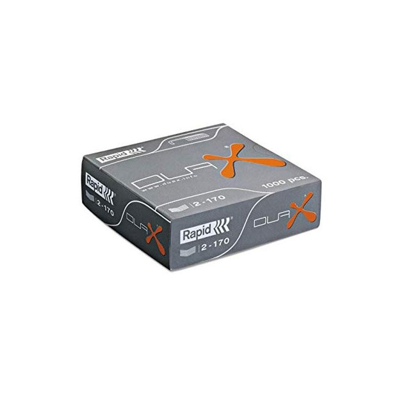 Grapas Rapid Duax - Galvanizadas - 170 hojas - Caja 1000 grapas