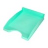BANDEJA SOBREMESA PLASTICO Q-CONNECT VERDE MENTA OPACO 240X70X340MM