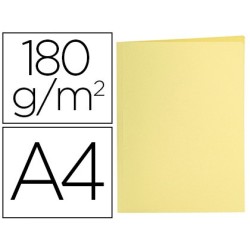 SUBCARPETA LIDERPAPEL A4 AMARILLO PASTEL 180G/M2 (PACK INDIVISIBLE 50 UDS)