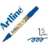 ROTULADOR ARTLINE MARCADOR PERMANENTE EK-70 AZUL -PUNTA REDONDA 1.5 MM -PAPEL METAL Y CRISTAL