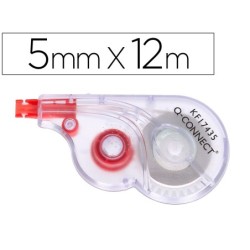 CORRECTOR Q-CONNECT CINTA BLANCO 5MMX12M