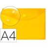 CARPETA LIDERPAPEL DOSSIER A4 CIERRE DE VELCRO AMARILLA