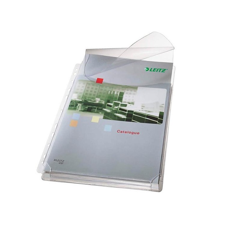 Fundas expandibles Leitz Premium - Multitaladro - PVC - 170 m - A4 - Fuelle con solapa - Pack 5 ud Fundas expandibles Leitz Premium - Multitaladro - PVC - 170 m - A4 - Fuelle con solapa - Pack 5 ud