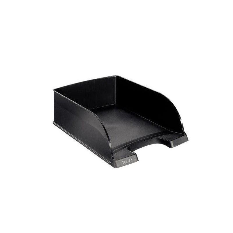 Bandeja apilable Leitz plástico negro Bandeja apilable Leitz plástico negro
