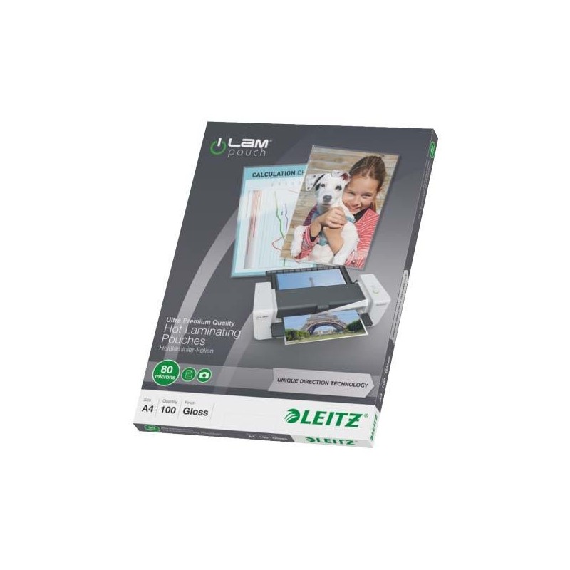 Caja 100 bolsas de plastificar Leitz Caja 100 bolsas de plastificar Leitz