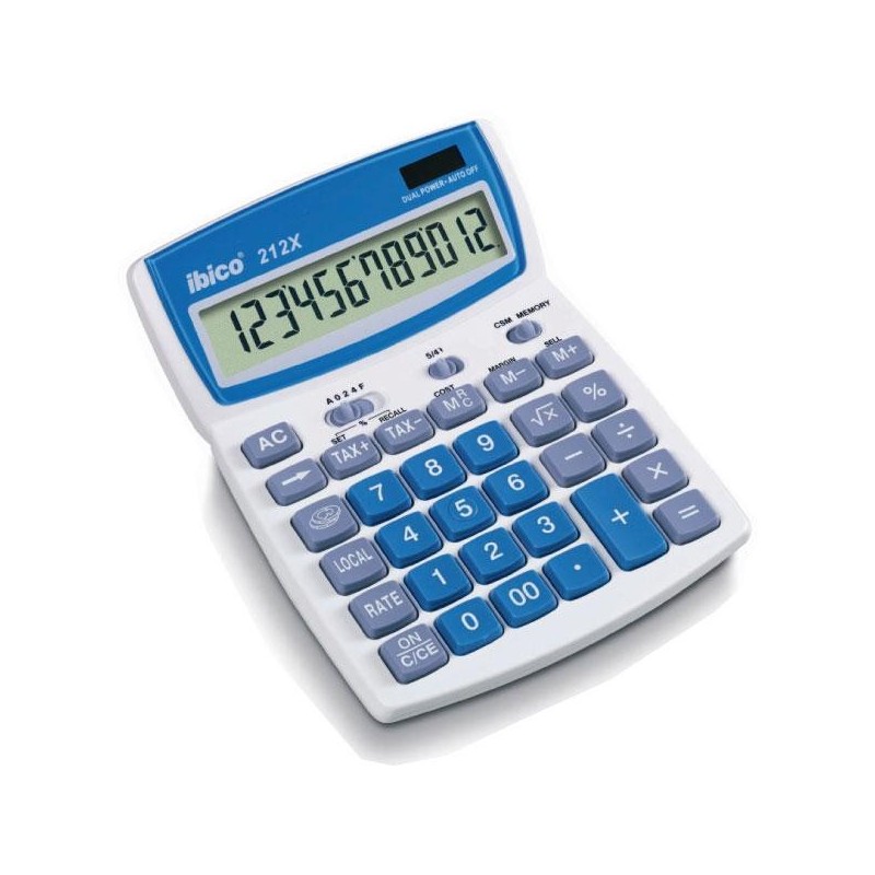 Calculadora sobremesa Ibico 212X - 12 dígitos Calculadora sobremesa Ibico 212X - 12 dígitos