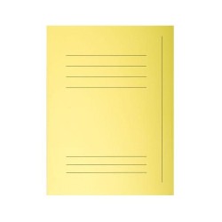 Subcarpeta con 3 solapas Exacompta - 240 x 320 mm - 210 g - Color amarillo canario (PACK INDIVISIBLE DE 50 UNIDADES)