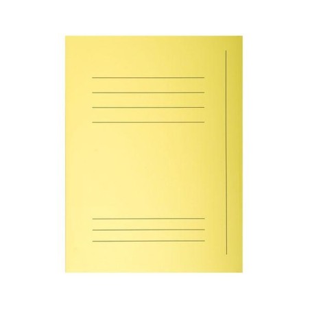 Subcarpeta con 3 solapas Exacompta - 240 x 320 mm - 210 g - Color amarillo canario (PACK INDIVISIBLE DE 50 UNIDADES)