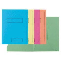 Subcarpeta con 2 solapas Exacompta - 240 x 320 mm - 210 g - Colores surtidos - Pack 50 ud