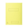 Subcarpeta con 2 solapas Exacompta - 240 x 320 mm - 210 g - Color amarillo canario (PACK INDIVISIBLE DE 50 UNIDADES)