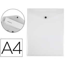 CARPETA LIDERPAPEL DOSSIER BROCHE POLIPROPILENO DIN A4 FORMATO VERTICAL TRANSPARENTE 50 HOJAS (PACK INDIVISIBLE 10 UDS)