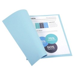 Subcarpeta Exacompta Forever 220 - 240 x 320 mm - 220 g - Color azul claro (PACK INDIVISIBLE DE 100 UNIDADES)