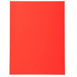 Subcarpeta Exacompta Forever 220 - 240 x 320 mm - 220 g - Color rojo (PACK INDIVISIBLE DE 100 UNIDADES)
