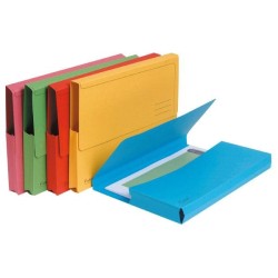 Subcarpeta con bolsa Exacompta - 240 x 320 mm - 210 g - Colores surtidos - Pack 10 ud