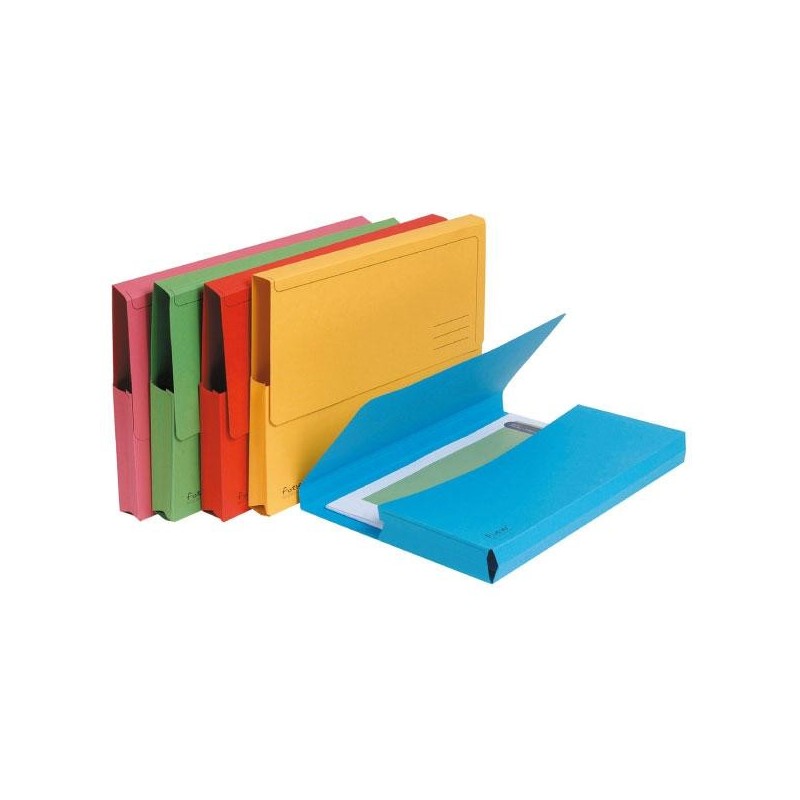 Subcarpeta con bolsa Exacompta - 240 x 320 mm - 210 g - Colores surtidos - Pack 10 ud