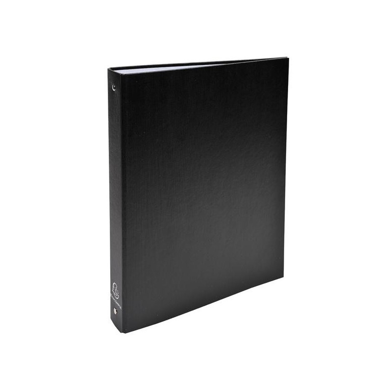 Carpeta de anillas forrada Exacompta - PP - 4 anillas 30 mm - 320 x 260 mm - Color negro Carpeta de anillas forrada Exacompta - PP - 4 anillas 30 mm - 320 x 260 mm - Color negro