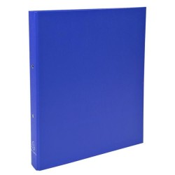 Carpeta de anillas forrada Exacompta - PP - 4 anillas 30 mm - 320 x 260 mm - Color azul