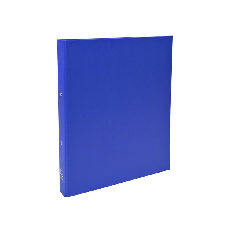 Carpeta de anillas forrada Exacompta - PP - 4 anillas 30 mm - 320 x 260 mm - Color azul