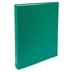 Carpeta de anillas forrada Exacompta - PP - 4 anillas 30 mm - 320 x 260 mm - Color verde