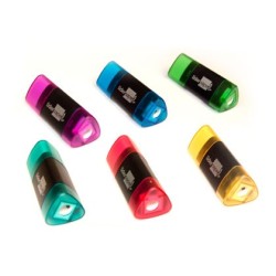 GOMA LIDERPAPEL TRIANGULAR CON SACAPUNTAS